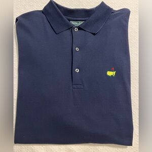Masters Collection Vintage Navy Blue golf polo size XL. EUC